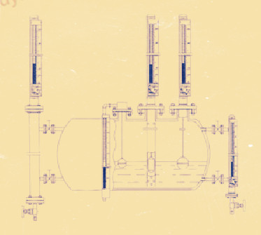 顶装磁翻柱液位计